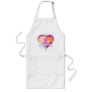 Anna and Elsa Strong Bond Long Apron