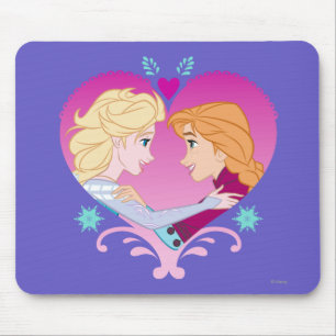Anna and Elsa   Strong Bond Mouse Pad