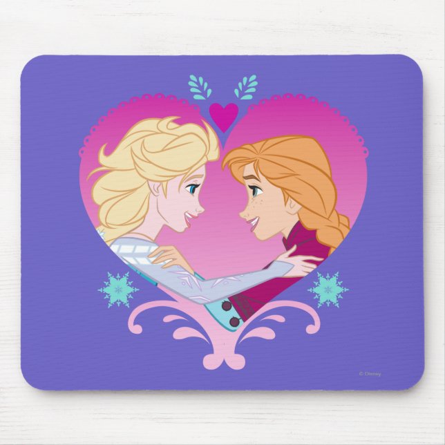 Anna and Elsa | Strong Bond Mouse Pad (Front)