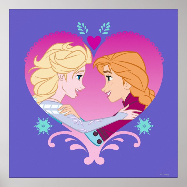 Anna and Elsa | Strong Bond Poster (Front)