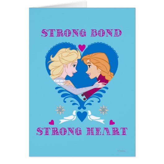 Anna and Elsa | Strong Bond, Strong Heart (Front)
