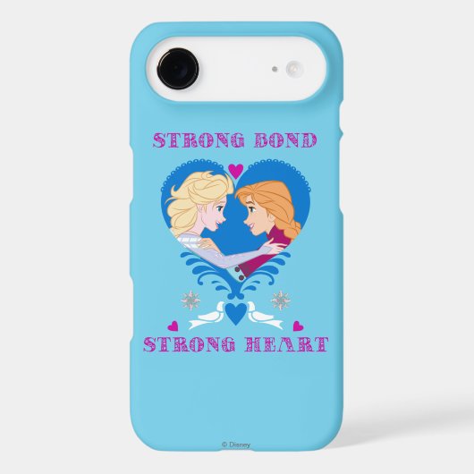 Anna and Elsa | Strong Bond, Strong Heart Case-Mate iPhone Case (Back)
