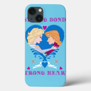 Anna and Elsa Strong Bond, Strong Heart iPhone 13 Case