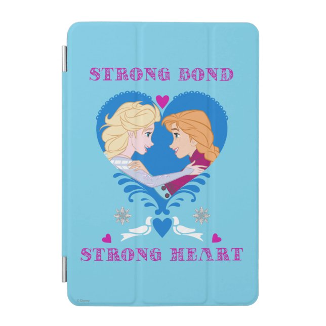 Anna and Elsa | Strong Bond, Strong Heart iPad Mini Cover (Front)