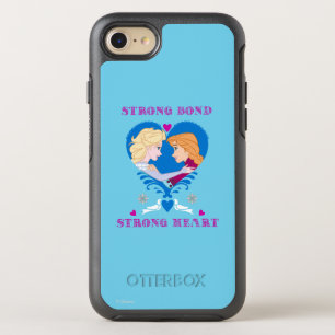Anna and Elsa   Strong Bond, Strong Heart OtterBox Symmetry iPhone SE/8/7 Case