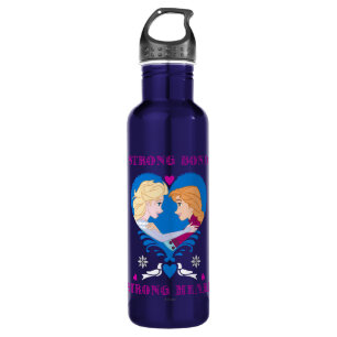 Anna and Elsa Strong Bond, Strong Heart Water Bottle