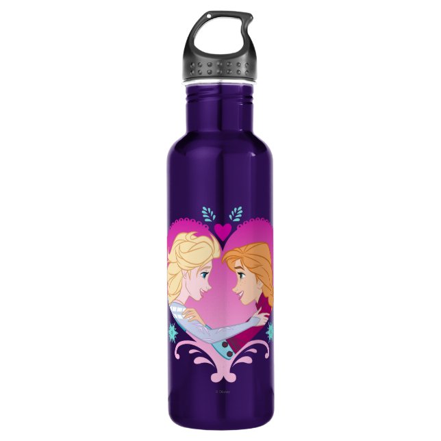 Anna and Elsa | Strong Bond Water Bottle (Front)
