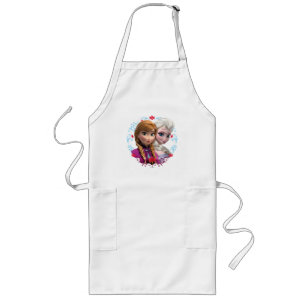 Anna and Elsa Strong Long Apron