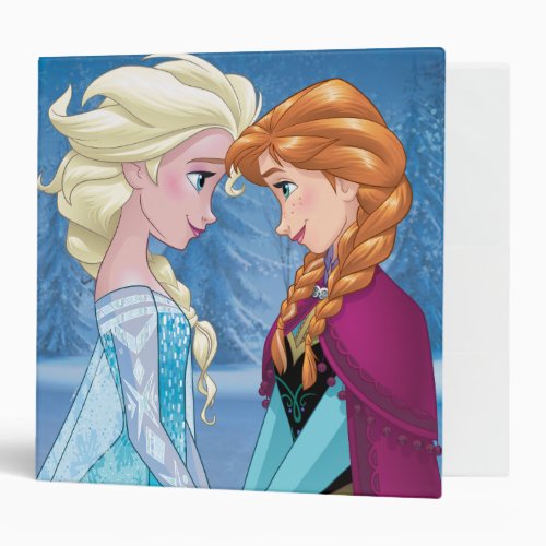 Anna and Elsa  Together Forever 3 Ring Binder