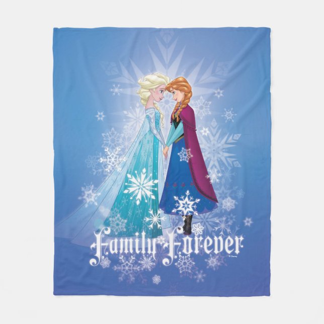 Anna and Elsa | Together Forever Fleece Blanket (Front)