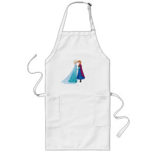 Anna and Elsa Together Forever Long Apron