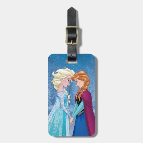 Anna and Elsa  Together Forever Luggage Tag