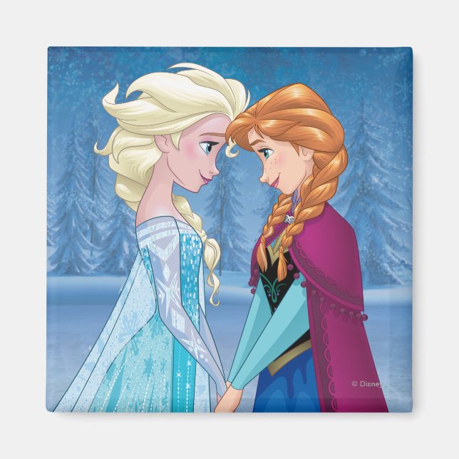 Anna and Elsa | Together Forever Magnet (Front)