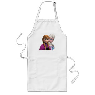 Anna and Elsa Together Long Apron