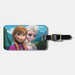 Anna and Elsa Together Luggage Tag