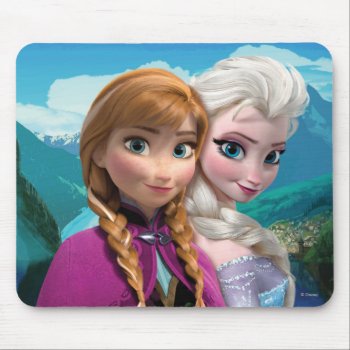 Anna And Elsa | Together Mouse Pad by frozen at Zazzle
