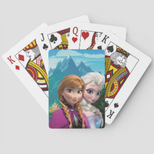 Anna and Elsa   Together Playing Cards