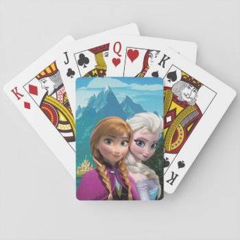 Anna And Elsa | Together Playing Cards by frozen at Zazzle