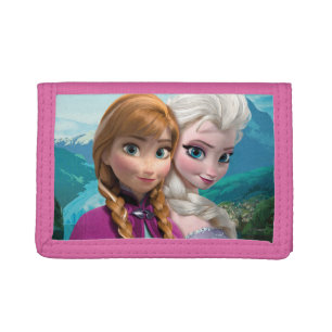 Anna and Elsa Together Trifold Wallet