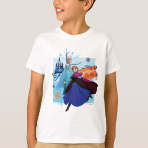 Anna and Elsa Trick or Treat T-Shirt