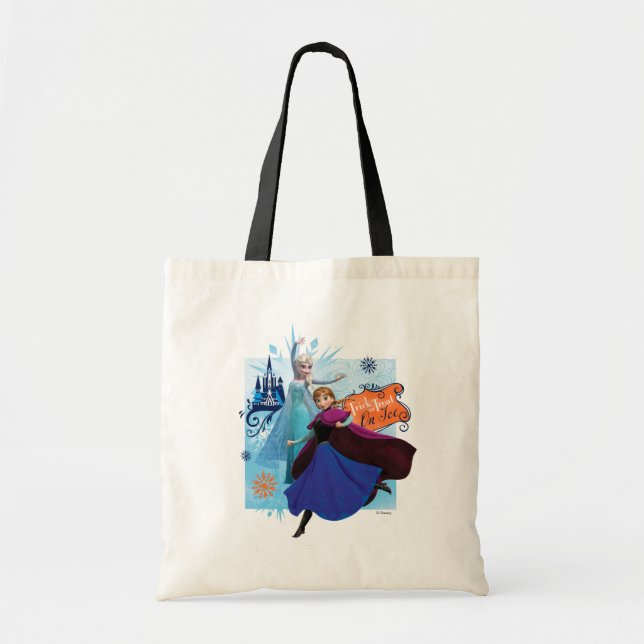 Anna and Elsa | Trick or Treat Tote Bag (Front)