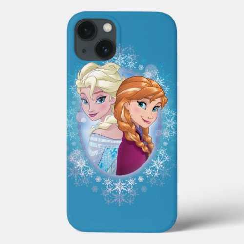 Anna and Elsa  Winter Magic iPhone 13 Case