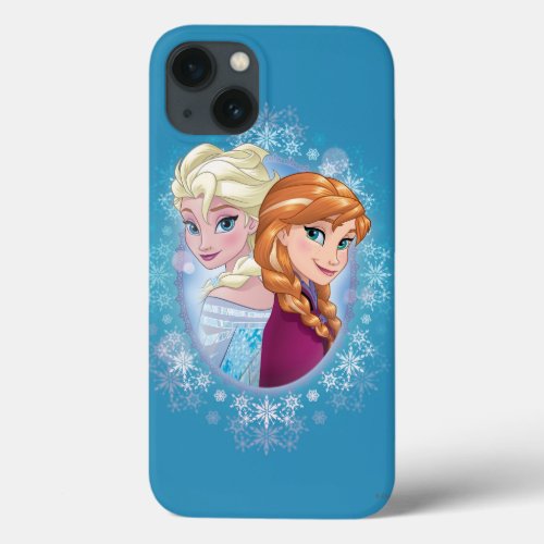 Anna and Elsa  Winter Magic iPhone 13 Case