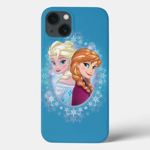 Anna and Elsa  Winter Magic iPhone 13 Case