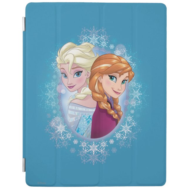 Anna and Elsa | Winter Magic iPad Air Cover (Front)