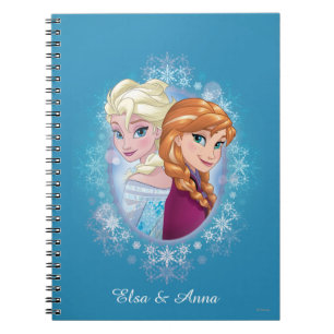 Anna and Elsa Winter Magic Notebook