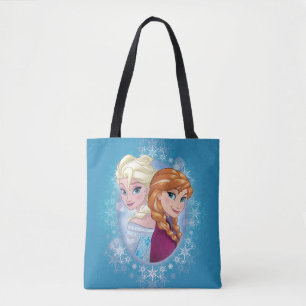 Anna and Elsa   Winter Magic Tote Bag