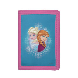 Anna and Elsa Winter Magic Trifold Wallet