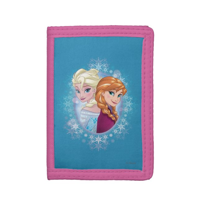 Anna and Elsa | Winter Magic Trifold Wallet (Front Vertical)