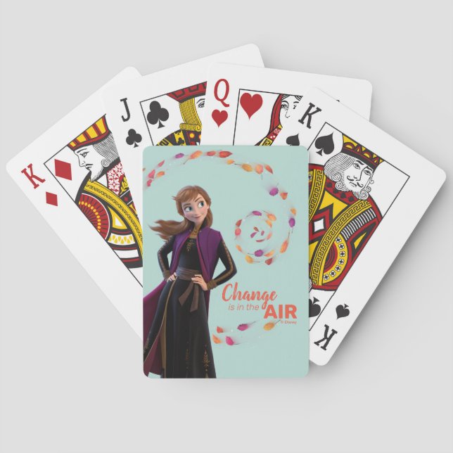 Anna | Change Is In The Air Playing Cards (Back)
