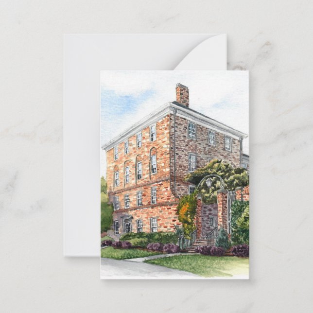 Anna Comstock Hall, Cornell University Flat Note Card (Front)