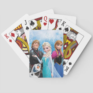 Anna, Elsa, Kristoff and Olaf Playing Cards