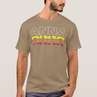 Anna First Name Funny Vintage Sunset Anna boy T-Shirt