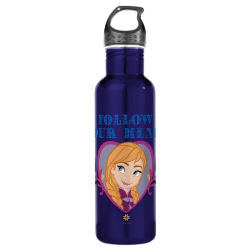 Anna  Follow your Heart Stainless Steel Water Bottle