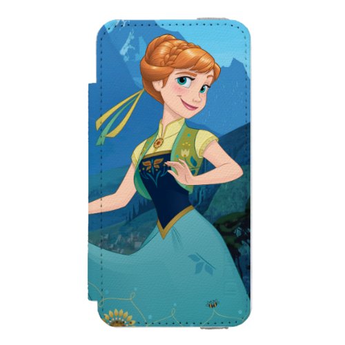Anna  Heart Full of Sunshine Wallet Case For iPhone SE55s