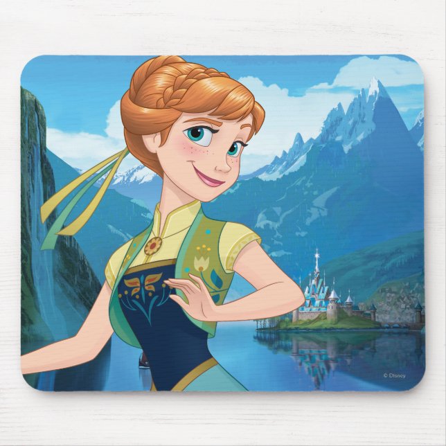 Anna | Heart Full of Sunshine Mouse Pad (Front)