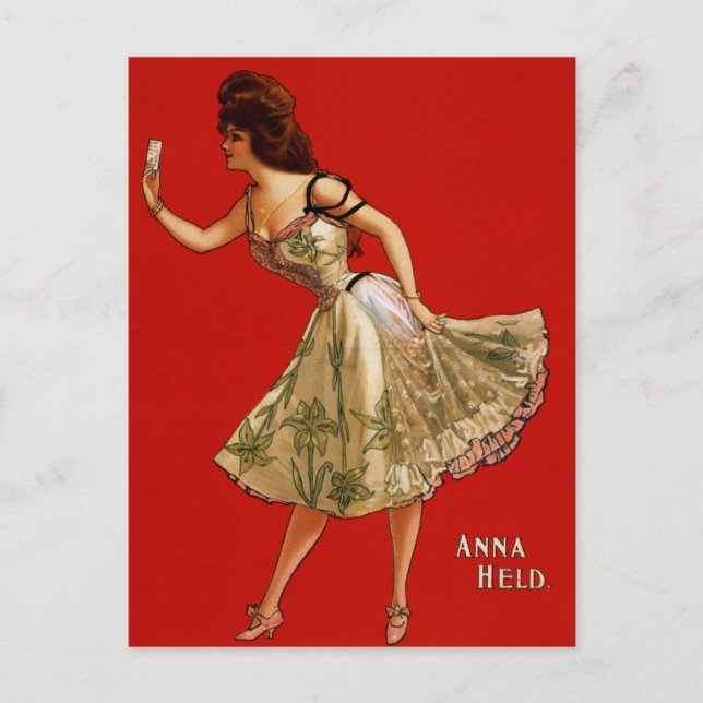 Anna Held Postcard (Front)