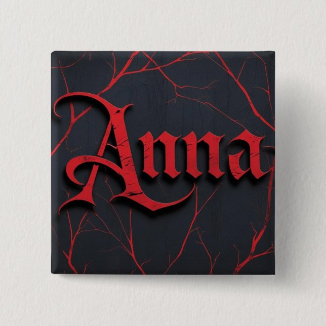 Anna In Gothic Button (Front)