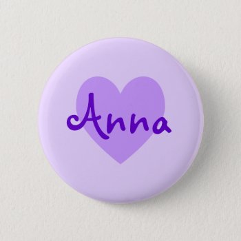 Anna In Purple Button by purplestuff at Zazzle