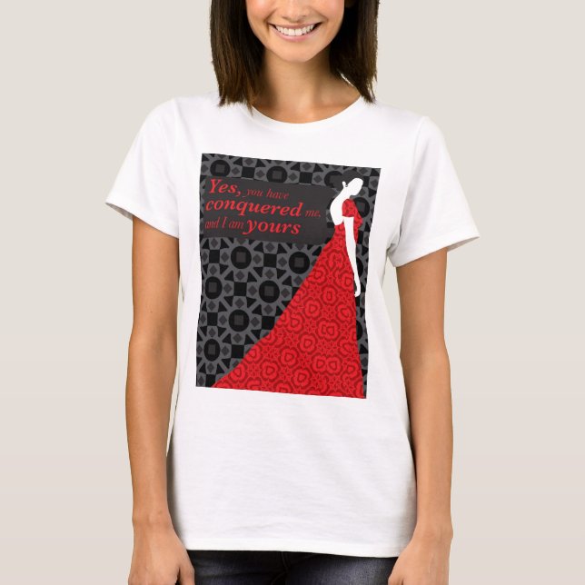 Anna Karenina gift with quote from the novel T-Shirt (Front)