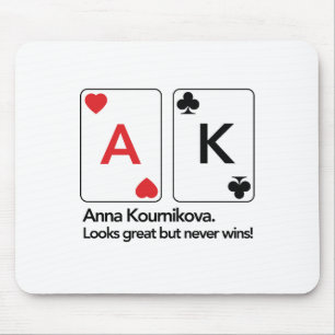 Anna Kournikova / Ace King Mouse Pad