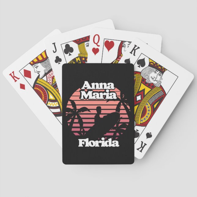 Anna Maria Florida Poker Cards (Back)