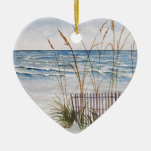 Anna Maria Island Beach Ceramic Ornament