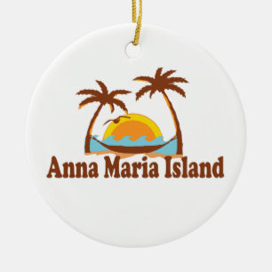 Anna Maria Island. Ceramic Ornament