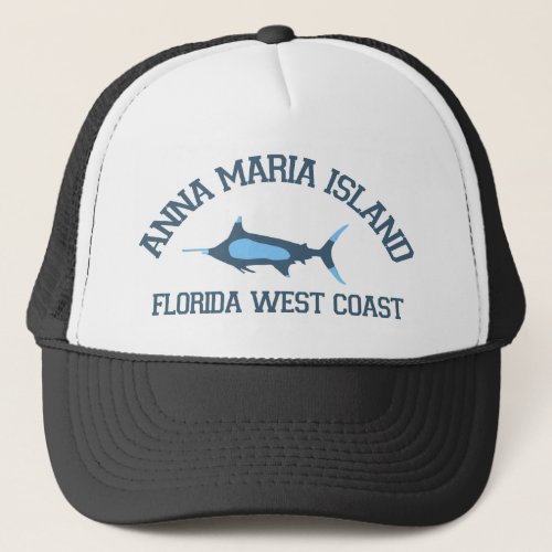 Anna Maria Island _ Fishing Design Trucker Hat
