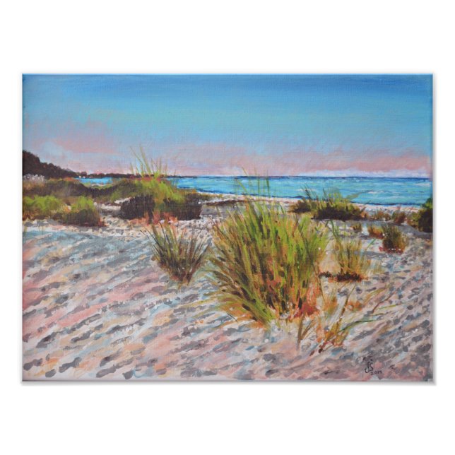 Anna Maria Island, Florida Beach Painting Photo Print (Front)